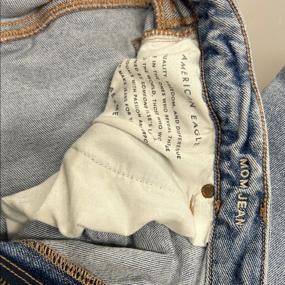 American Eagle Outfitters Blue Straight Leg Jeans